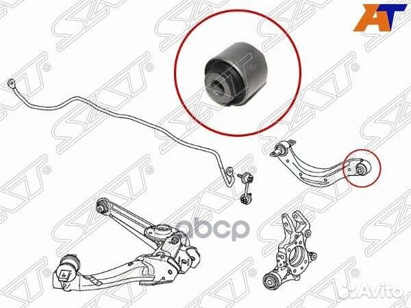 Сайлентблок Honda Civic 05-15 / Hyundai Santa Fe