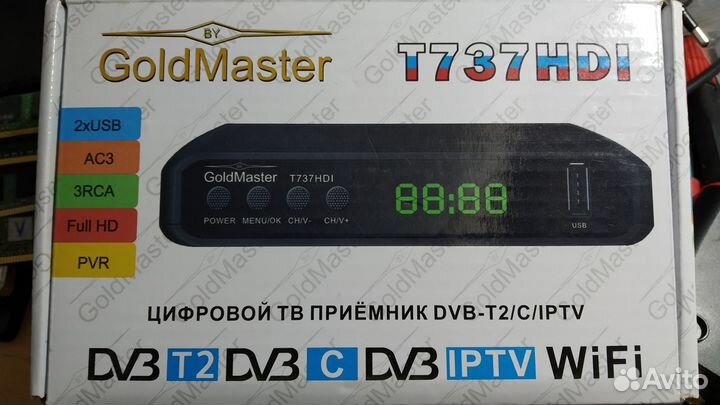 TV тюнеры DVB T2 GoldMaster (или ремонт любых)
