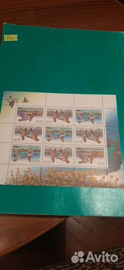 Марки листами, Утки