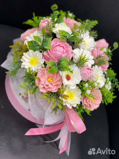 Букет цветов из мыла