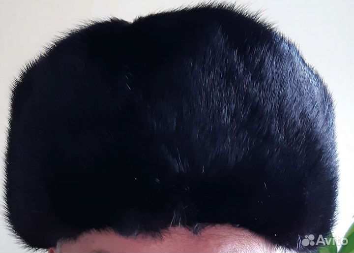 Норковая шапка мужская 58 размер
