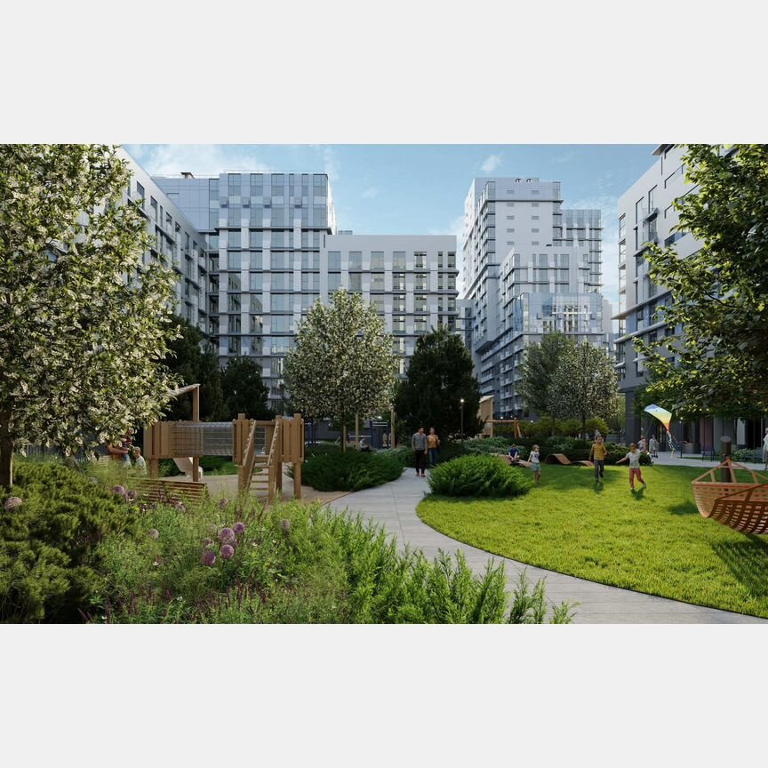 3-к. квартира, 61,8 м², 4/23 эт.