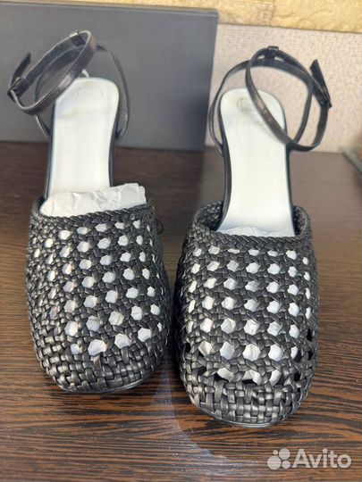 Босоножки черные летние 40р Эконика Premium