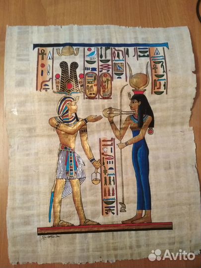 Картины на папирусе Египет