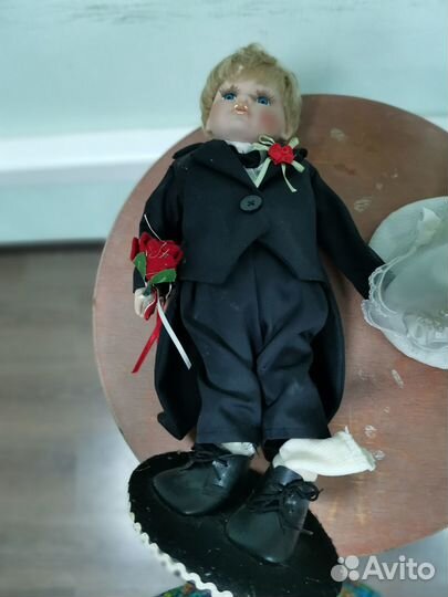 Фарфоровая пара свадебная