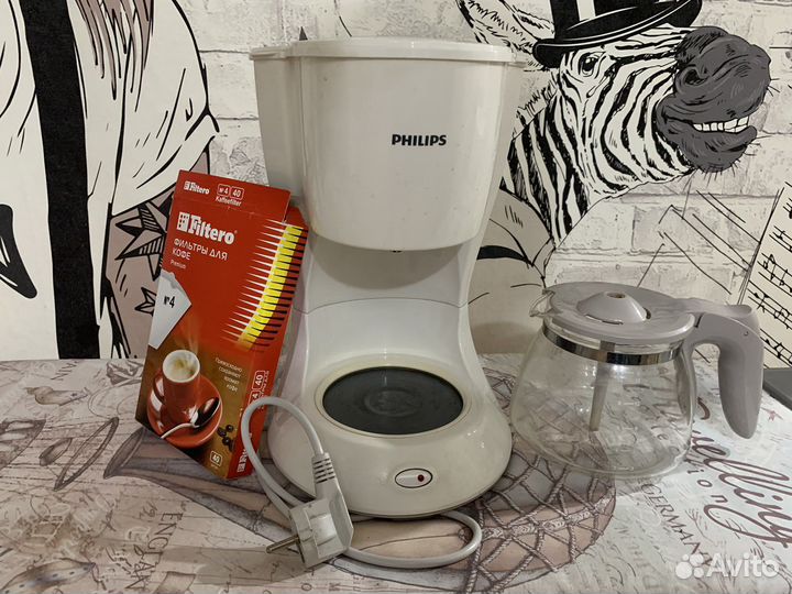 Продам кофеварка капельная Philips HD7461, белый