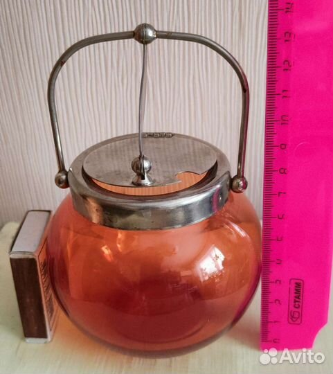 Сахарница СССР, цветное стекло