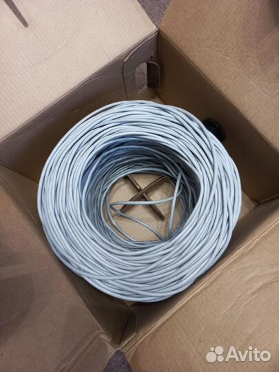 Кабель витая пара utp 5e 0,48мм CU indoor 4 пары