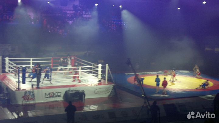 Ринг боксерский olimpic plus на помосте 1м