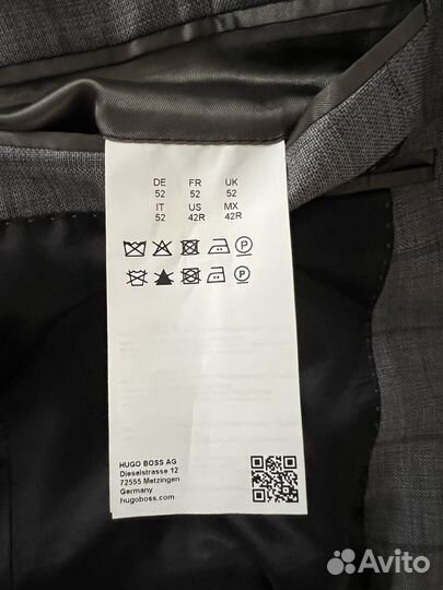 Костюм-тройка Hugo Boss, 52р