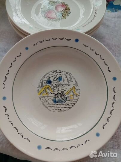 Набор тарелок СССР 5шт или по-отдельности