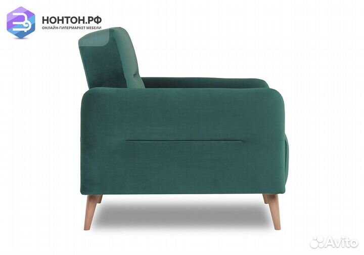 Кресло книжка Хюгге зелёное
