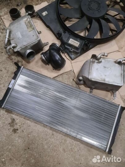 Радиатор интеркулера Мерседес S600 W221