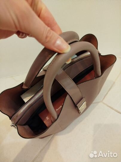 Сумка снежная королева натуральная кожа