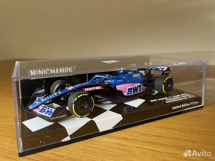 F1 Formula 1 Alonso Alpine Minichamps 1 43