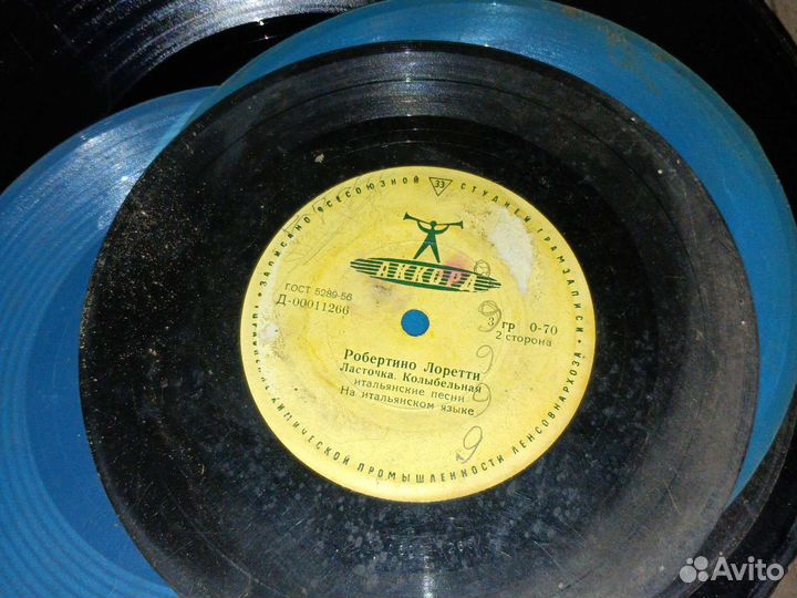 Пластинки для патефона