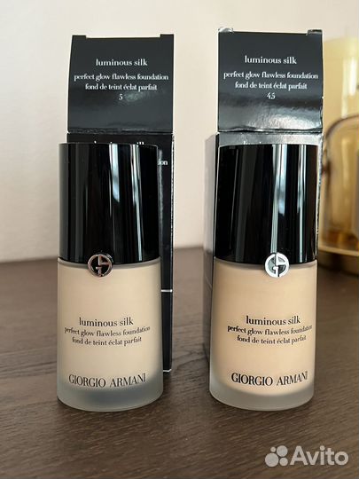 Giorgio Armani luminous silk 4.5, 5