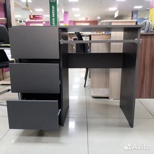 Стол компьютерный новый Мори левый мс-6 графит