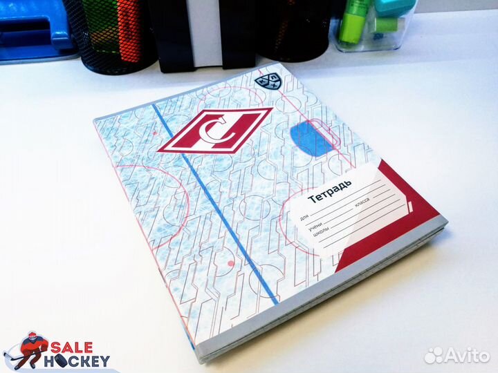 Тетрадь кхл 48 л, Блокнот на пружине хоккей