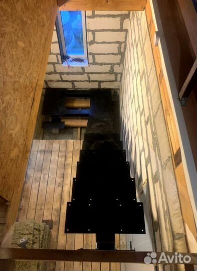 Лестницы на металлокаркасе под ключ