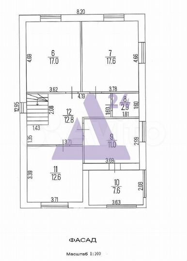 Дом 155 м² на участке 6 сот.