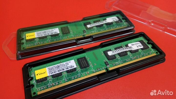 Оперативная память DDR2 - 2шт. x по 1Gb
