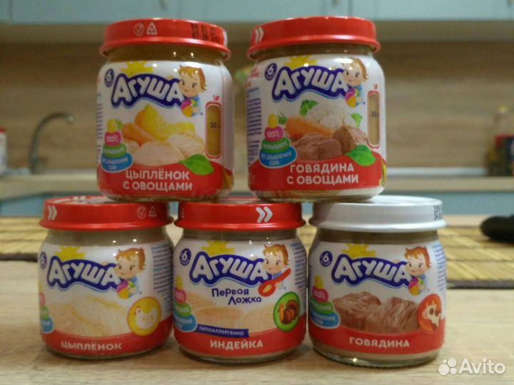 Детские каши Nestle и Агуша