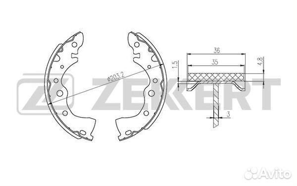 Колодки тормозные Nissan Almera Classic (B10) 06