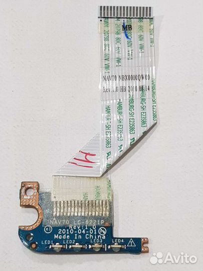 Плата LED индикаторов для ноутбука Acer ONE D255