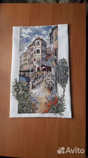 Картина вышитая крестом ручная работа