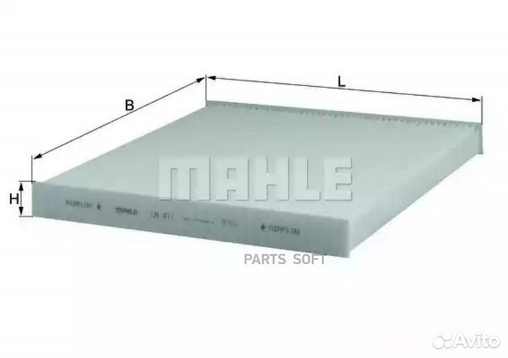 Mahle LA411 Фильтр салона