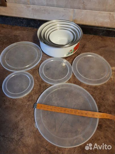 Контейнер с крышкой набор 5 шт