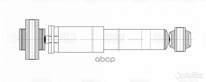 Амортизатор для а/м Renault Fluence (10) задн