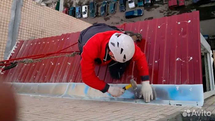 Ремонт крыши балкона