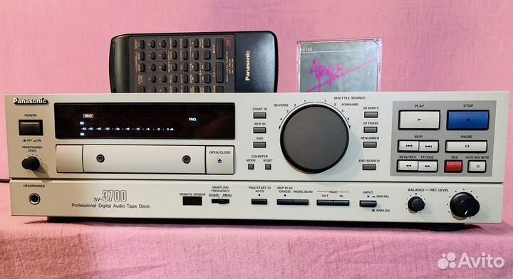 Panasonic sv-3700 professional dat recorder