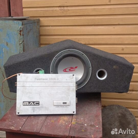 Сабвуфер и усилитель