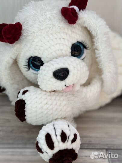 Вязаная игрушка пижамница