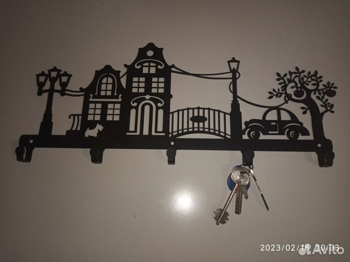 Вешалка(ключница) металлическая 