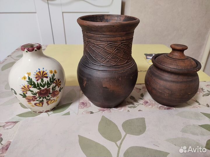 Глиняная посуда ручной работы