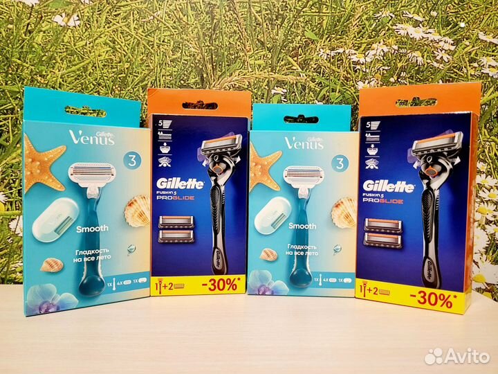 Набор Gillette Fusion Venus станок кассеты