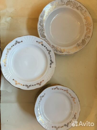 Фарфоровые тарелки чехия
