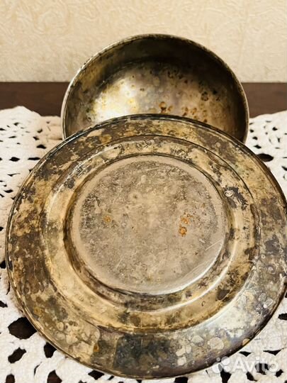 Масленка из латуни с короной 19 в