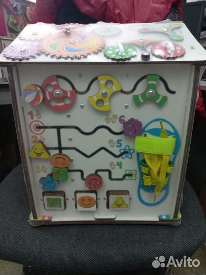 Бизиборд домик большой новый