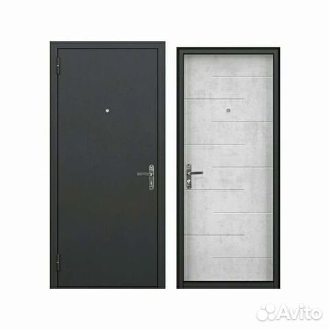 Дверь входная муар Бетон