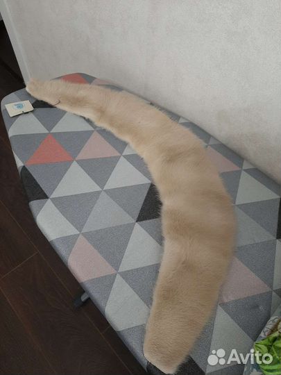 Норковые шкурка и воротник новые