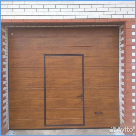Автоматические секционные гаражные ворота