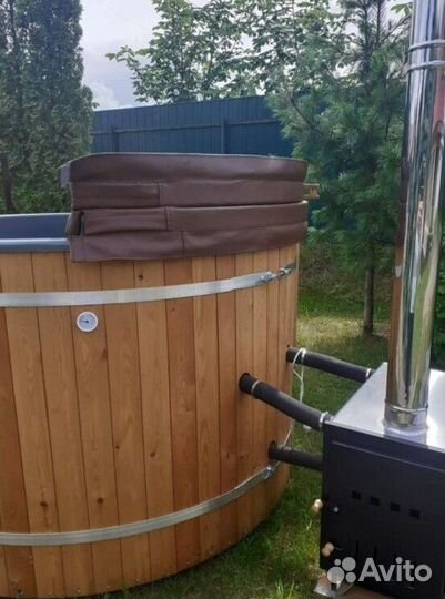 Композитная купель с джакузи и подсветкой P6677