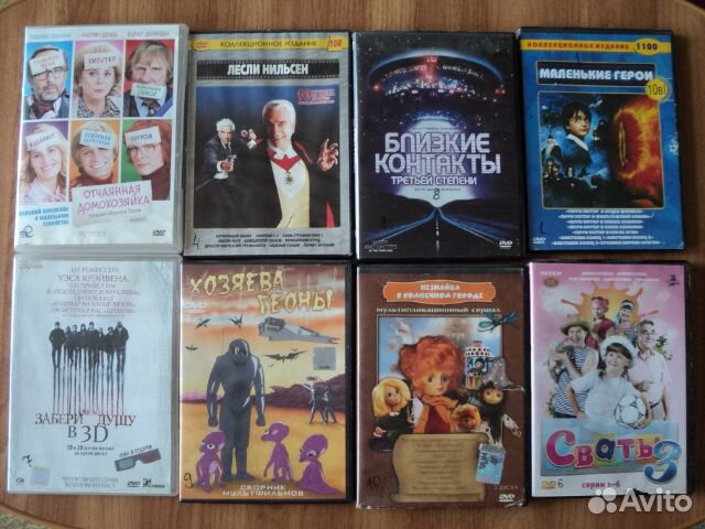 DVD диски с фильмами 40 шт
