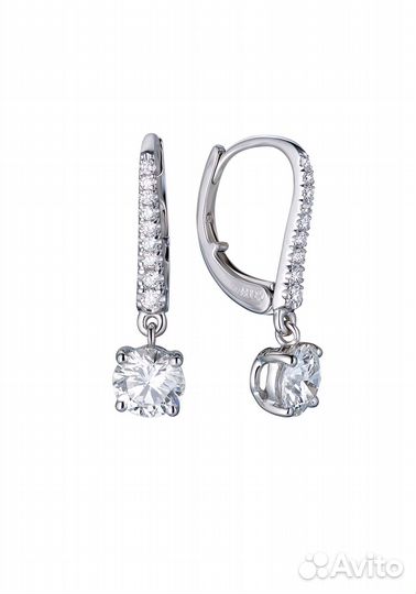 Серьги graff 0,70 F/VS1 - 0,71 F/VS1 Diamond Frenc