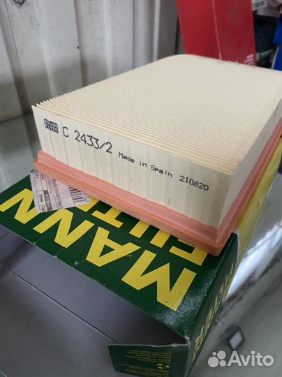 Воздушный фильтр mann c2433/2